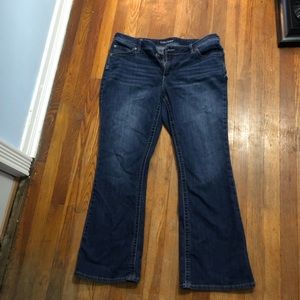 Maurices 16w dark wash bootcut jean